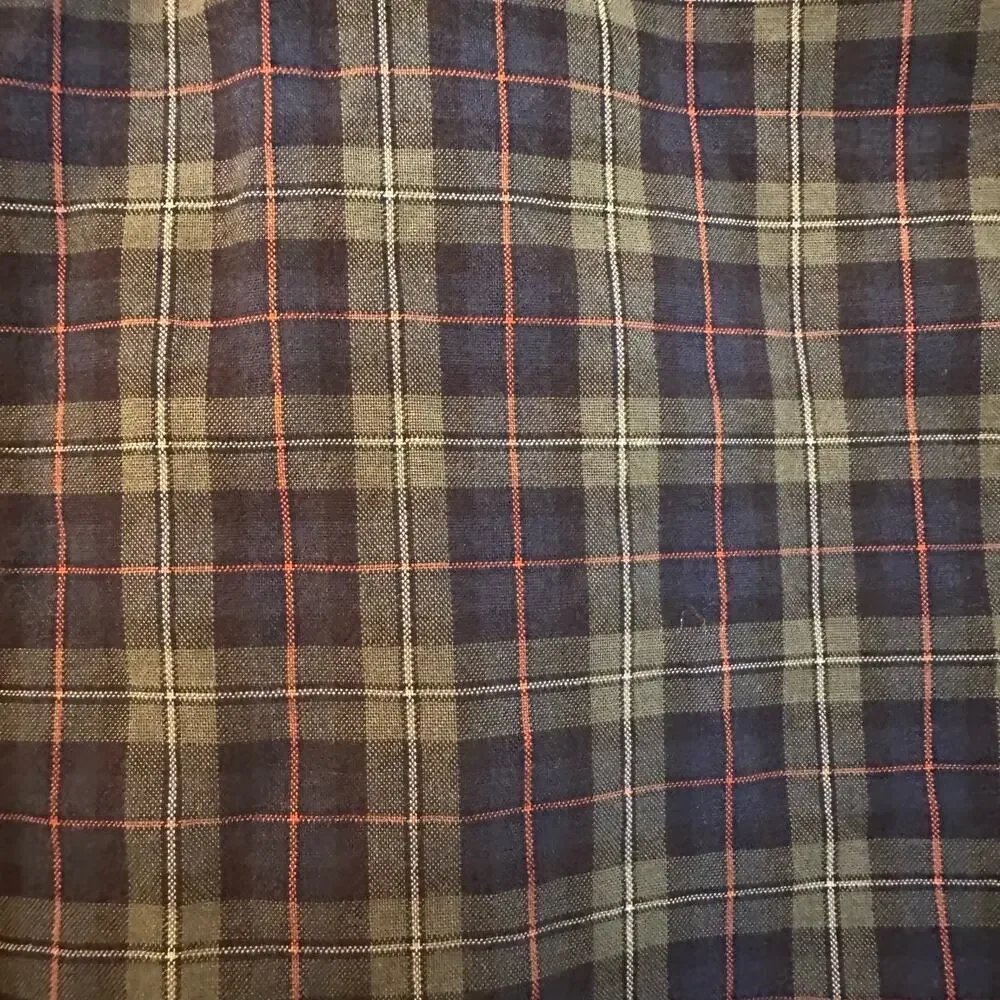 Boy's Ralph Lauren Plaid Button Down Long Sleeve Shirt sz 12-14 Polo Pony Logo